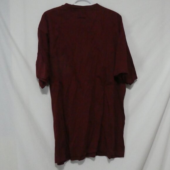 BACK COUNTRY CLOTHING CO. | 2XT | Classic Burgundy Short Sleeve Cotton T-Shirt - Picture 2 of 12